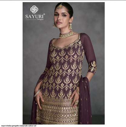 Beautiful designer skirt pants suit