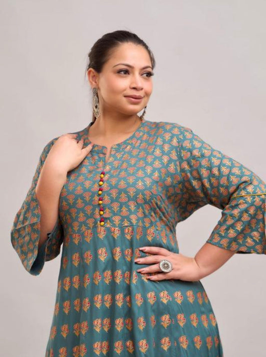 Beautiful designer flare Kurti