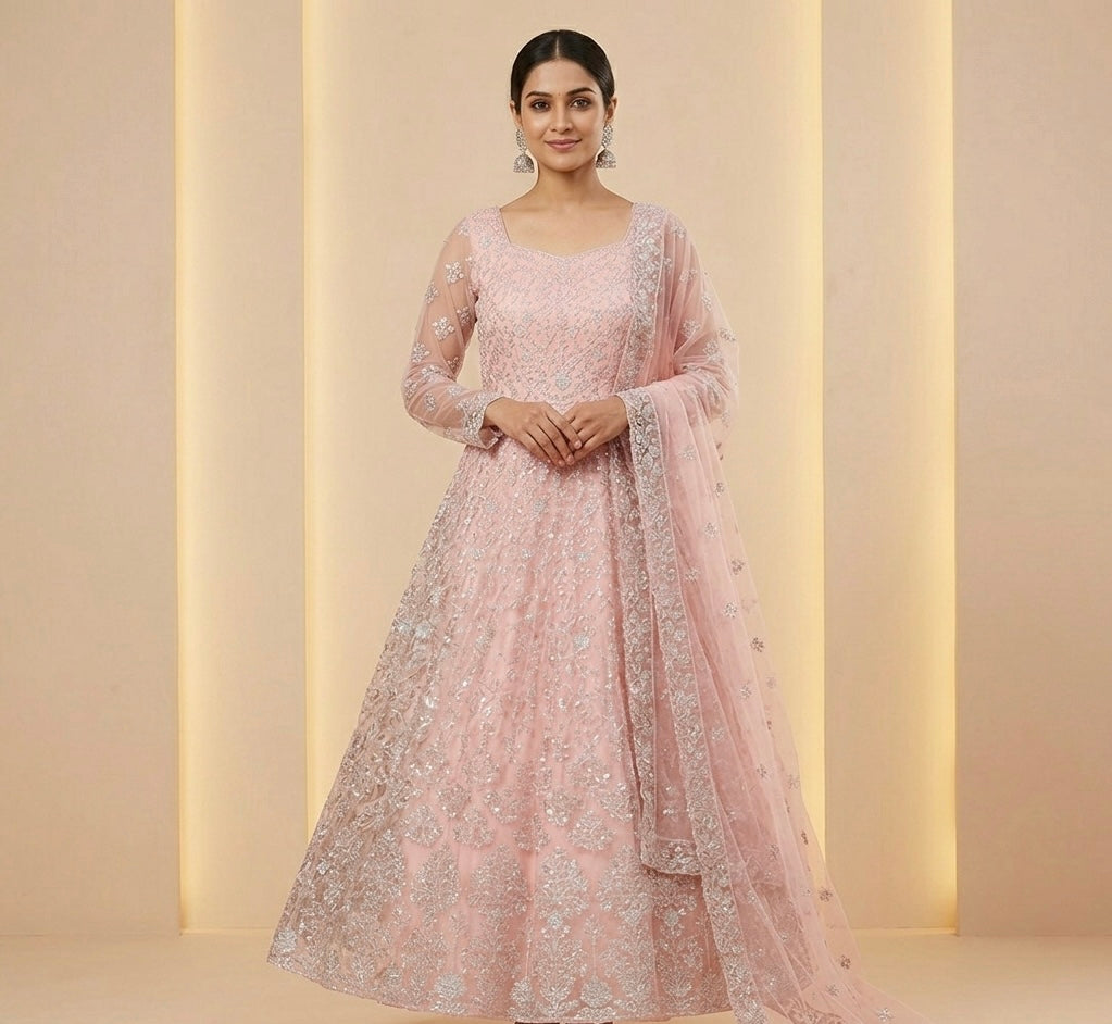 Beautiful designer anarkali suit