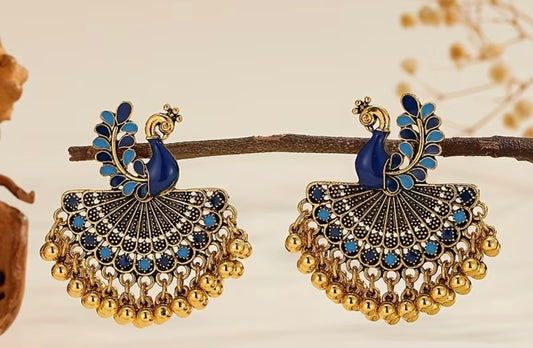 Beautiful designer oxidised earrings