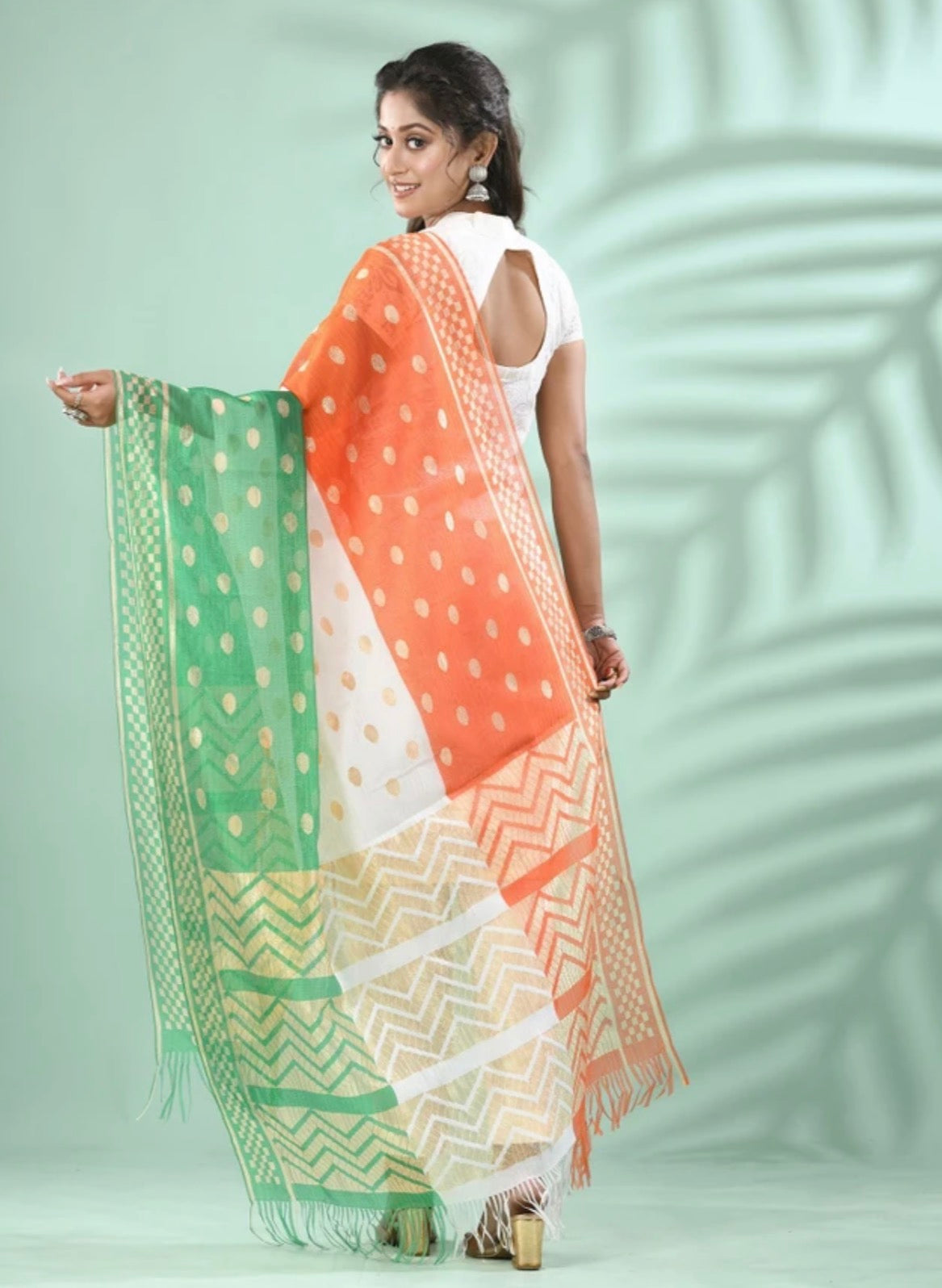 Beautiful designer REPUBLIC DAY TIRANGA DUPATTA