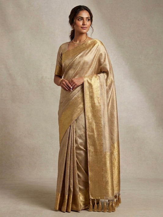 Beautiful designer pure silk saree