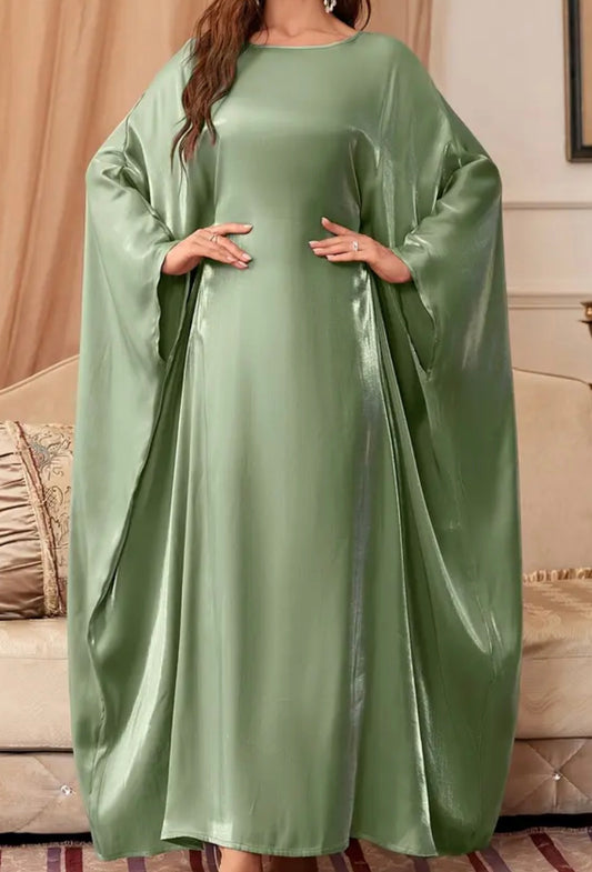 Beautiful designer plus size kaftan with Tie Back inside