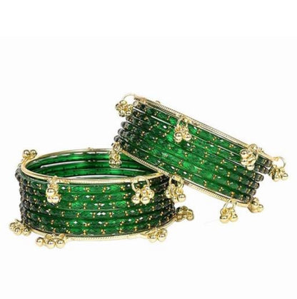 Beautiful designer raindrop bangles with Kashmiri bangles