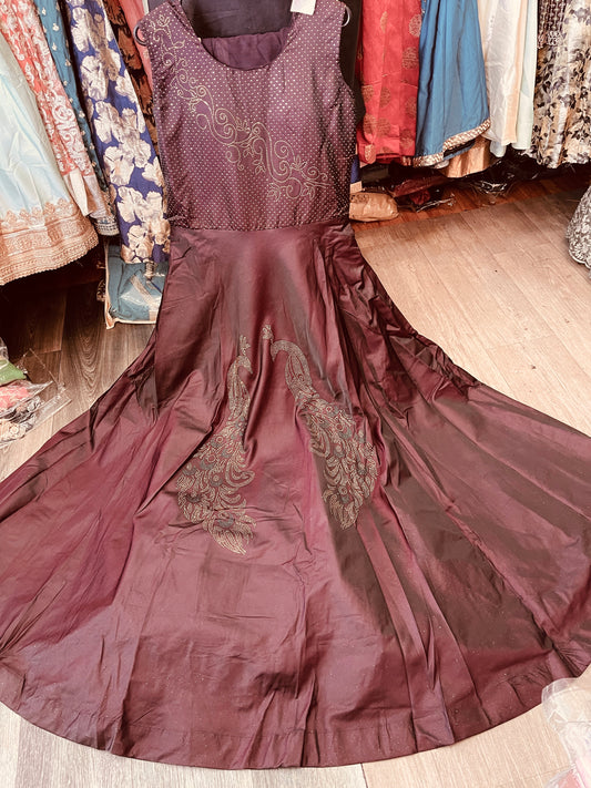 Beautiful designer gown style anarkali