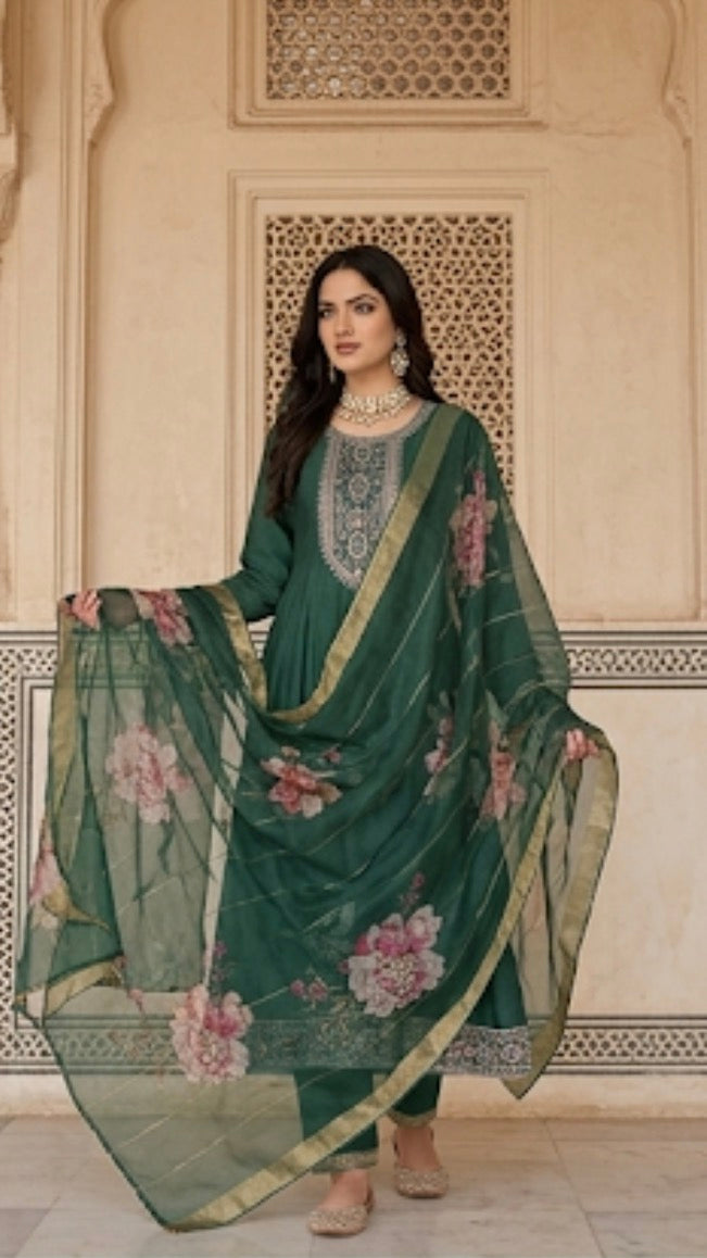 Beautiful designer anarkali suit