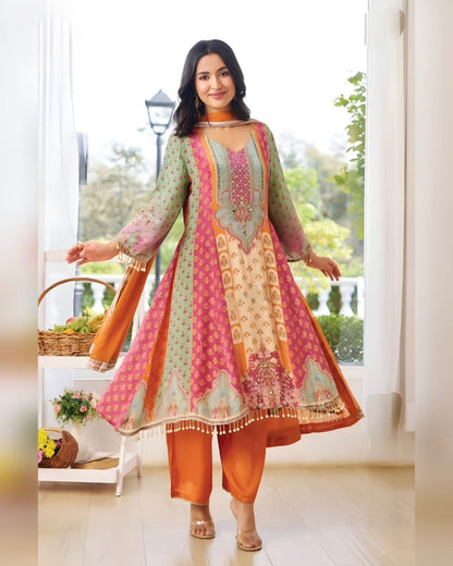 Beautiful designer anarkali suit