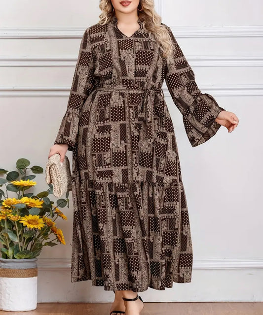 Beautiful designer long dress floral