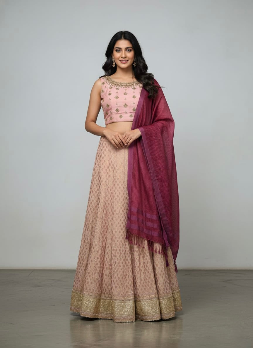 Beautiful designer ready made lengha choli