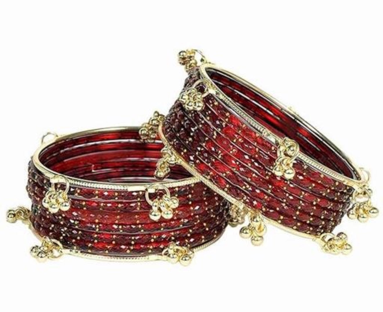 Beautiful designer raindrop bangles with Kashmiri bangles