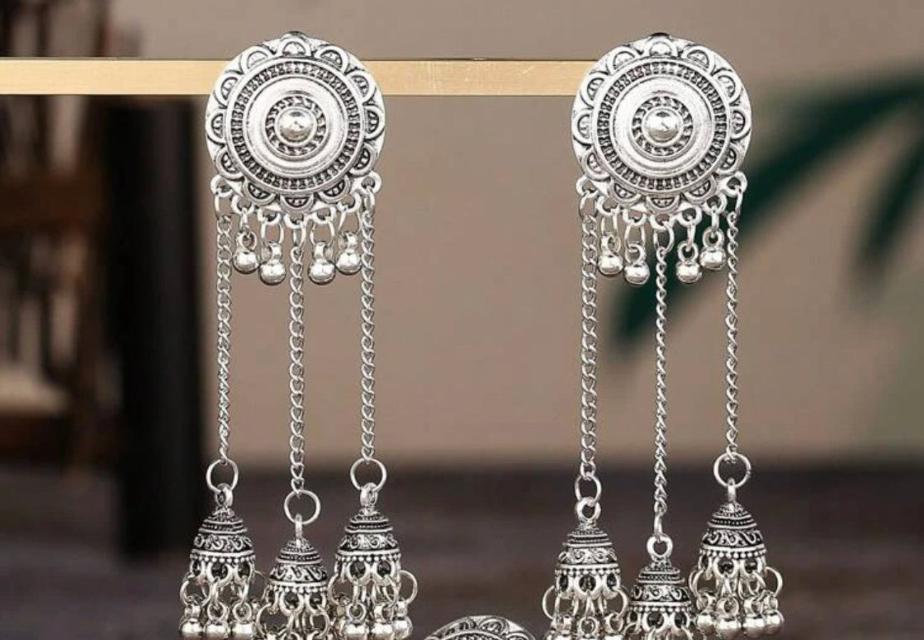 Beautiful designer oxidised earrings