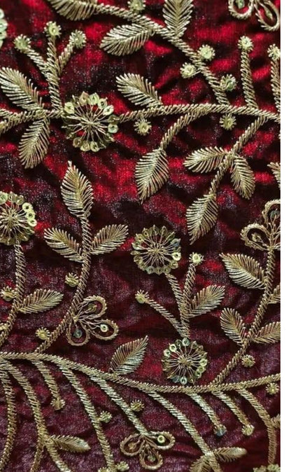 Beautiful designer saree with readymade blouse