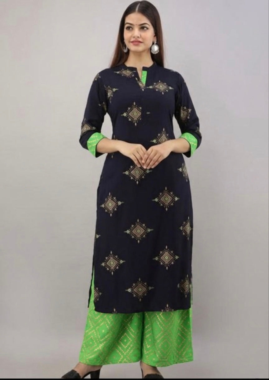 Beautiful designer Kurti with plazo