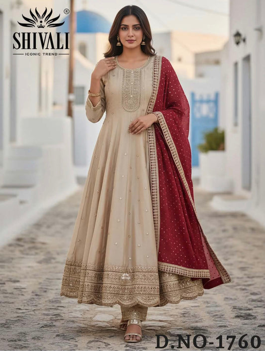 Beautiful designer Pakistani anarkhali suit