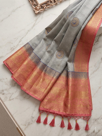 Beautiful designer stylish silk saree