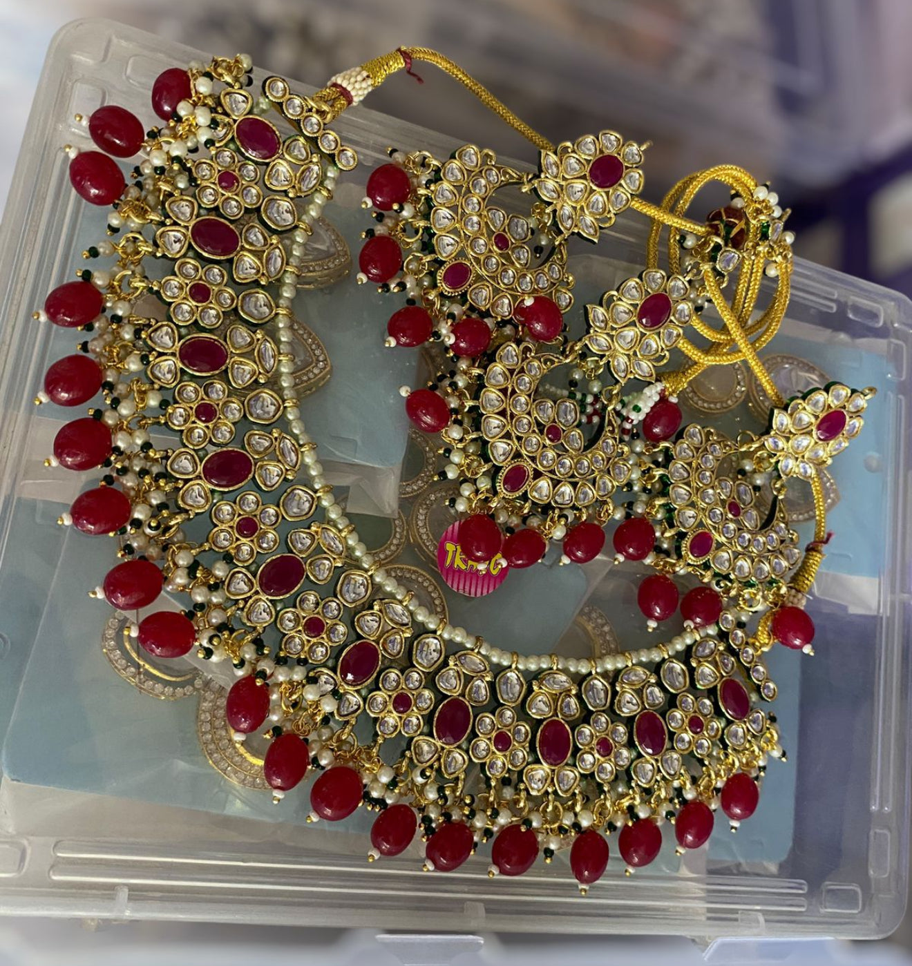Beautiful designer necklace set