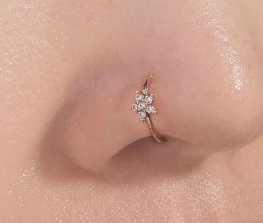 Beautiful designer stone nose ring