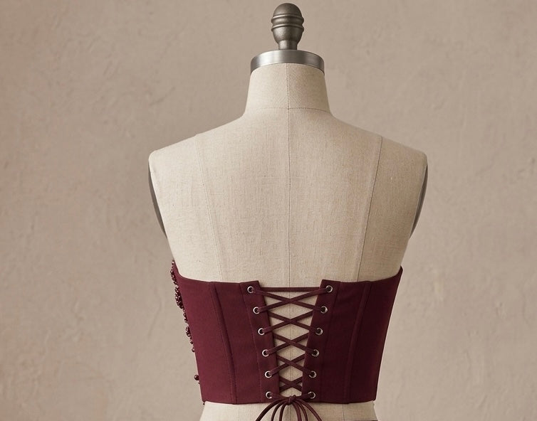 Beautiful designer ready made corset  blouse