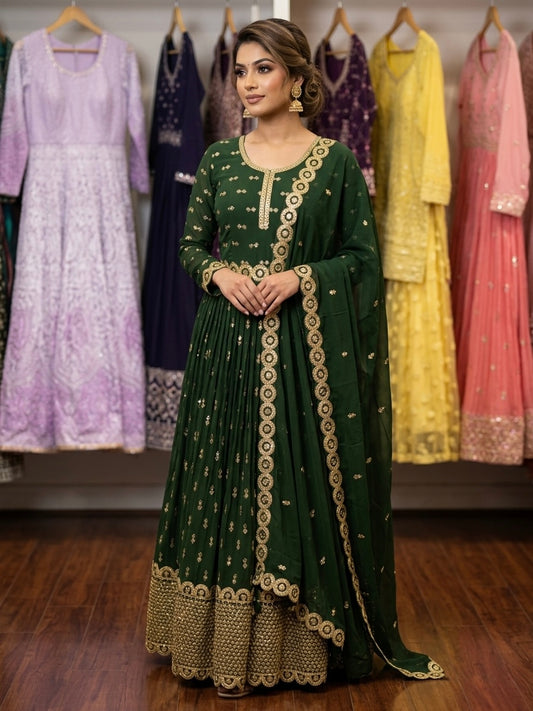 Beautiful designer anarkali suit