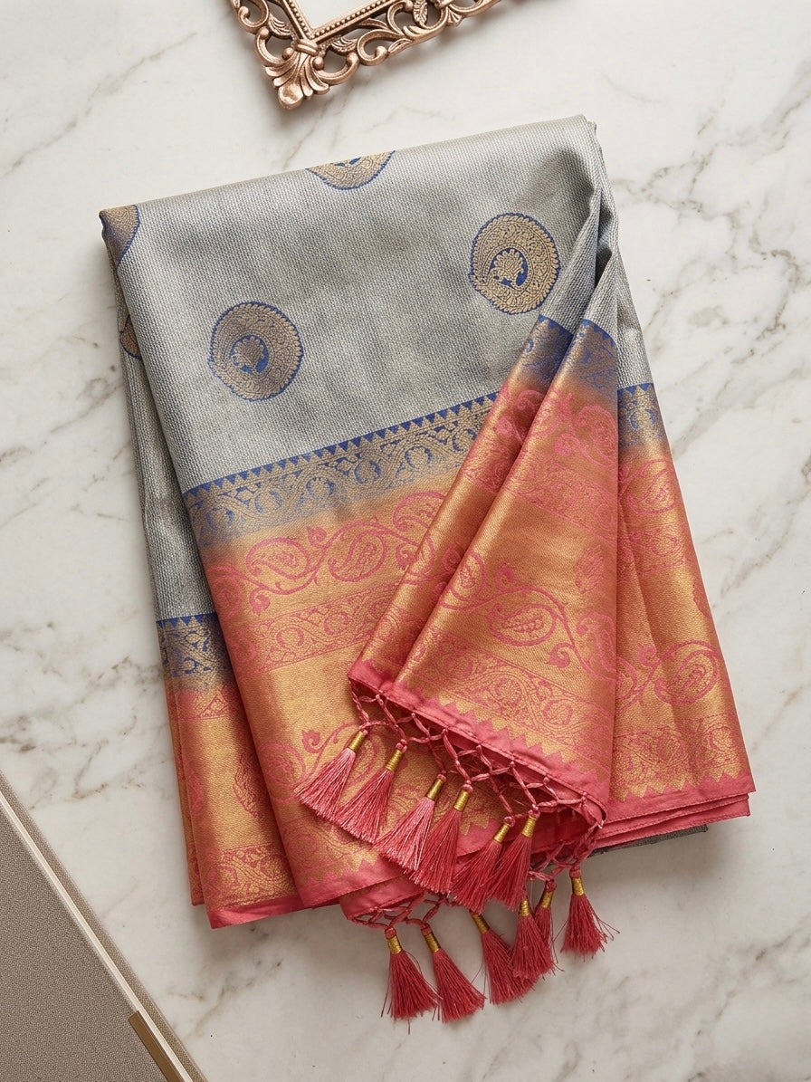 Beautiful designer stylish silk saree