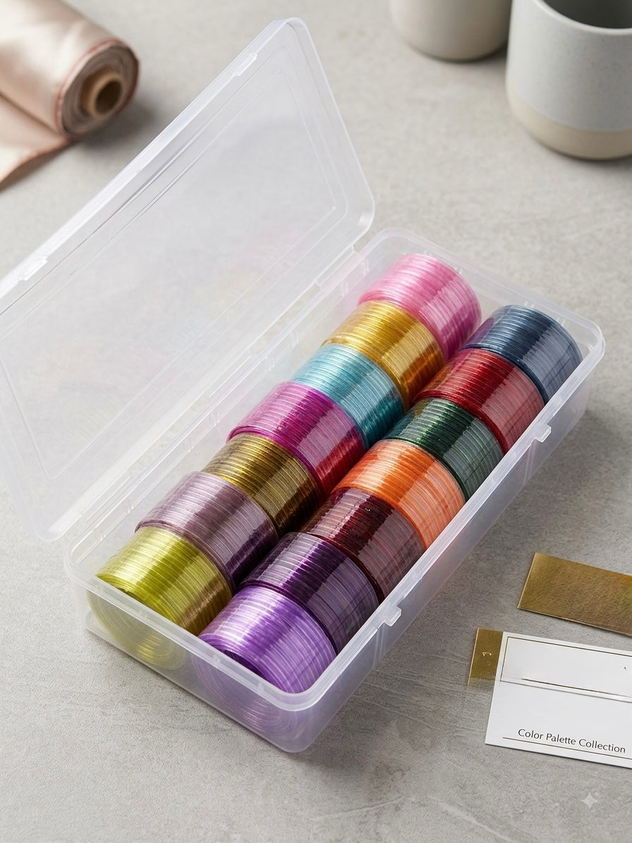 Beautiful designer jelly bangle set with box