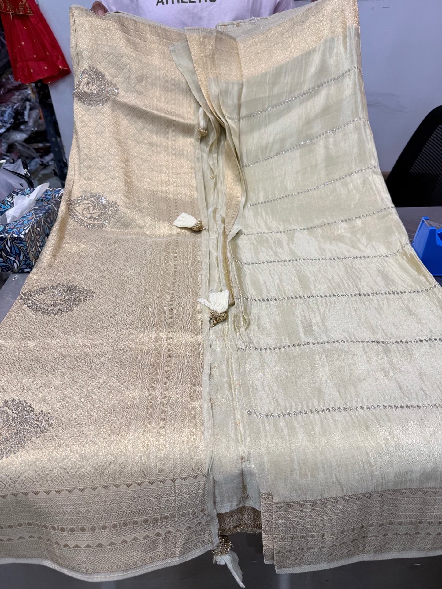Beautiful designer pure silk saree