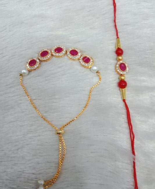 Beautiful designer Bhaiya Bhabhi Rakhi