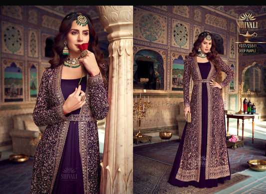 Beautiful designer gown style anarkali suit