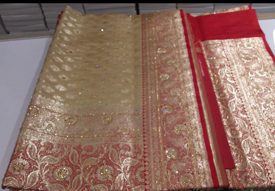 Beautiful designer pure silk saree