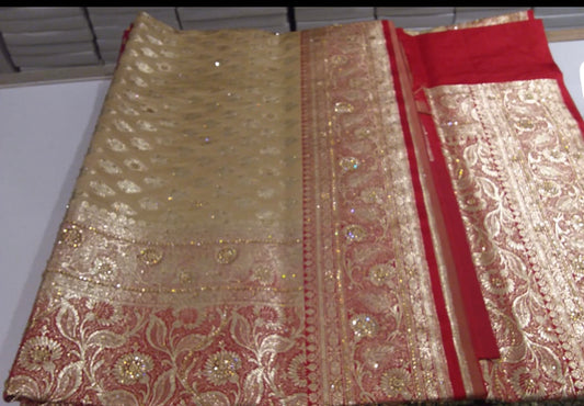 Beautiful designer pure silk saree