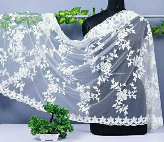 Beautiful designer net dupatta