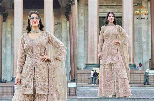 Beautiful designer skirt pants suit
