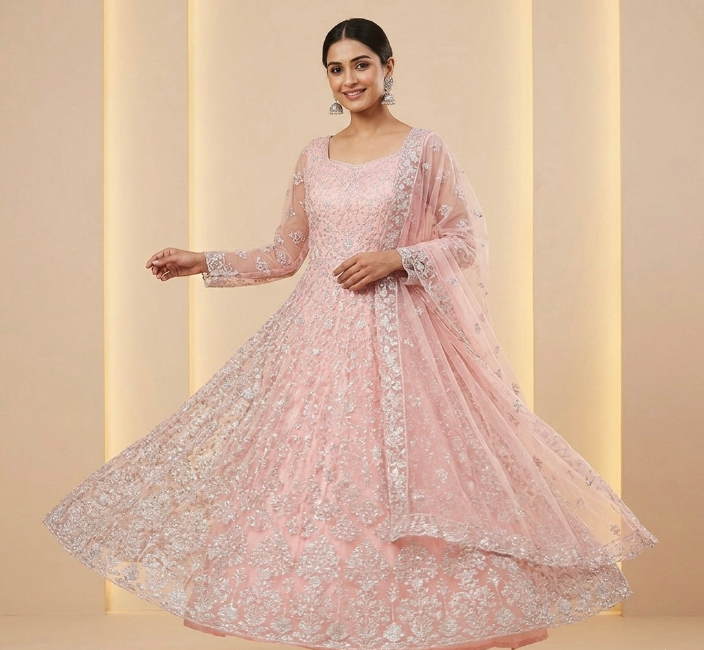 Beautiful designer anarkali suit