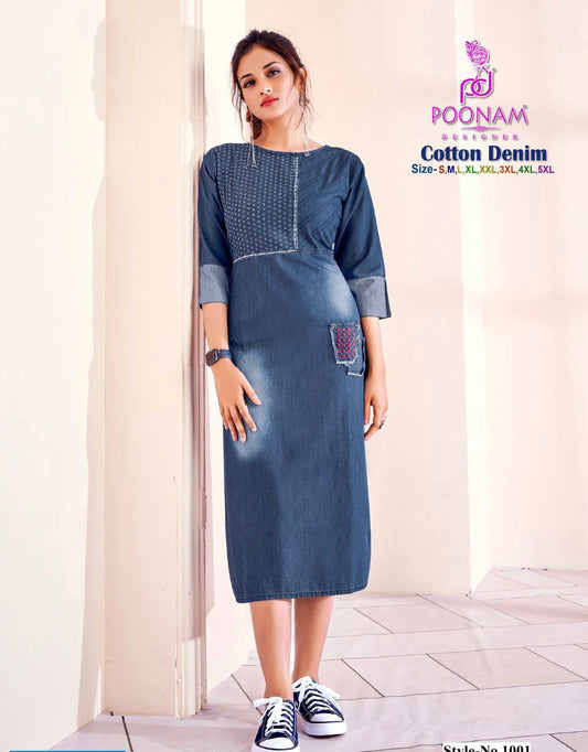 Beautiful denim kurti