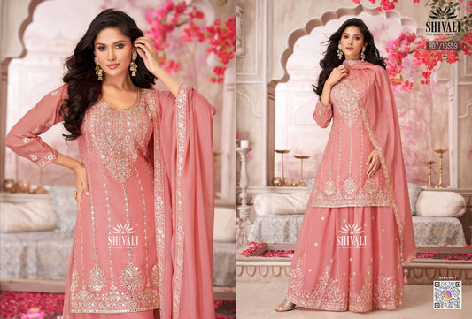 Beautiful designer plazo suit