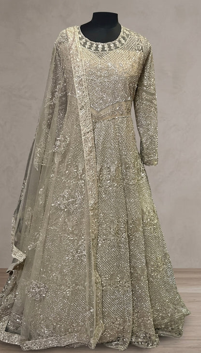Beautiful designer gown style anarkali