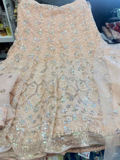 Beautiful designer semi stitch lengha choli