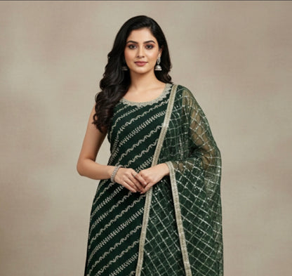 Beautiful designer sharara suit