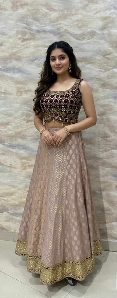 Beautiful designer ready made lengha choli