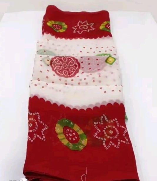 Beautiful designer bandhani saree