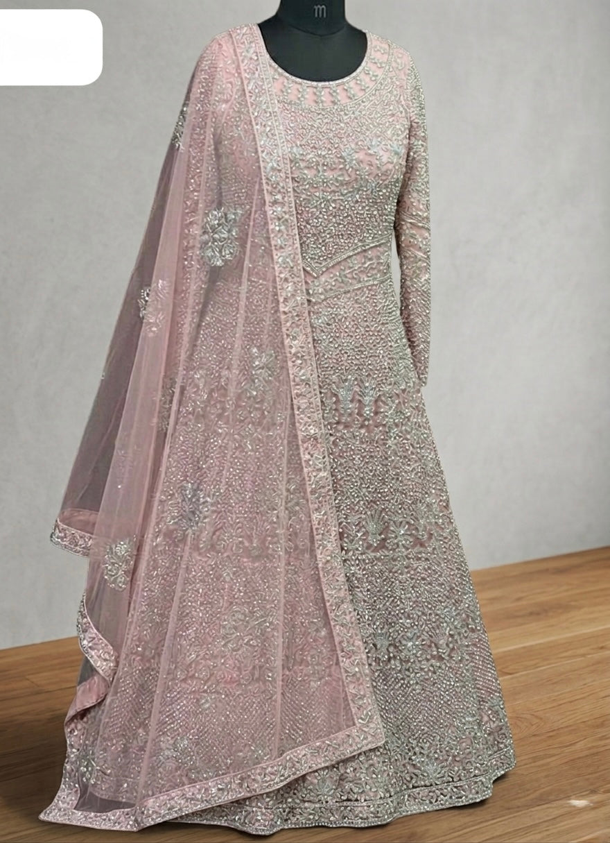 Beautiful designer gown style anarkali
