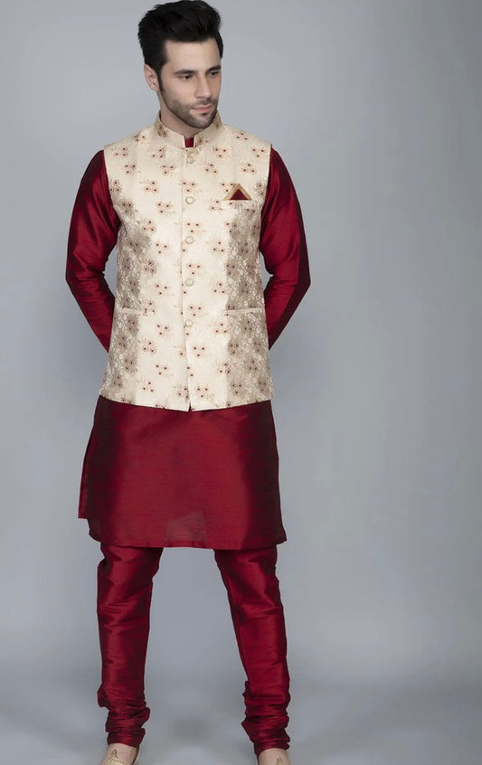 Beautiful designer kurta pyjama with jacket