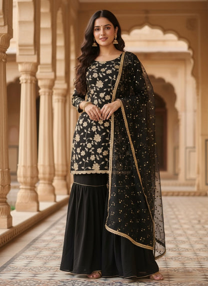 Beautiful designer sharara suit