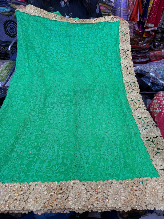 Beautiful designer Kashmiri embroidered saree