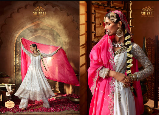Beautiful designer mirror work plazo suit