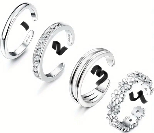 Beautiful designer Sterling silver toe ring