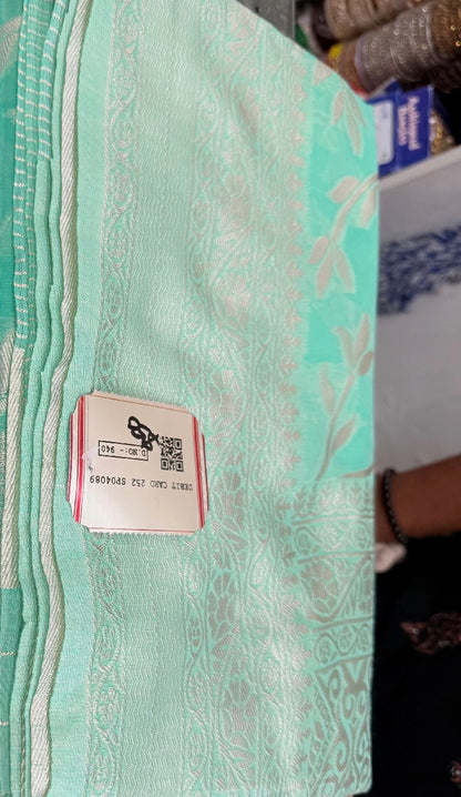 Beautiful designer cotton silk saree