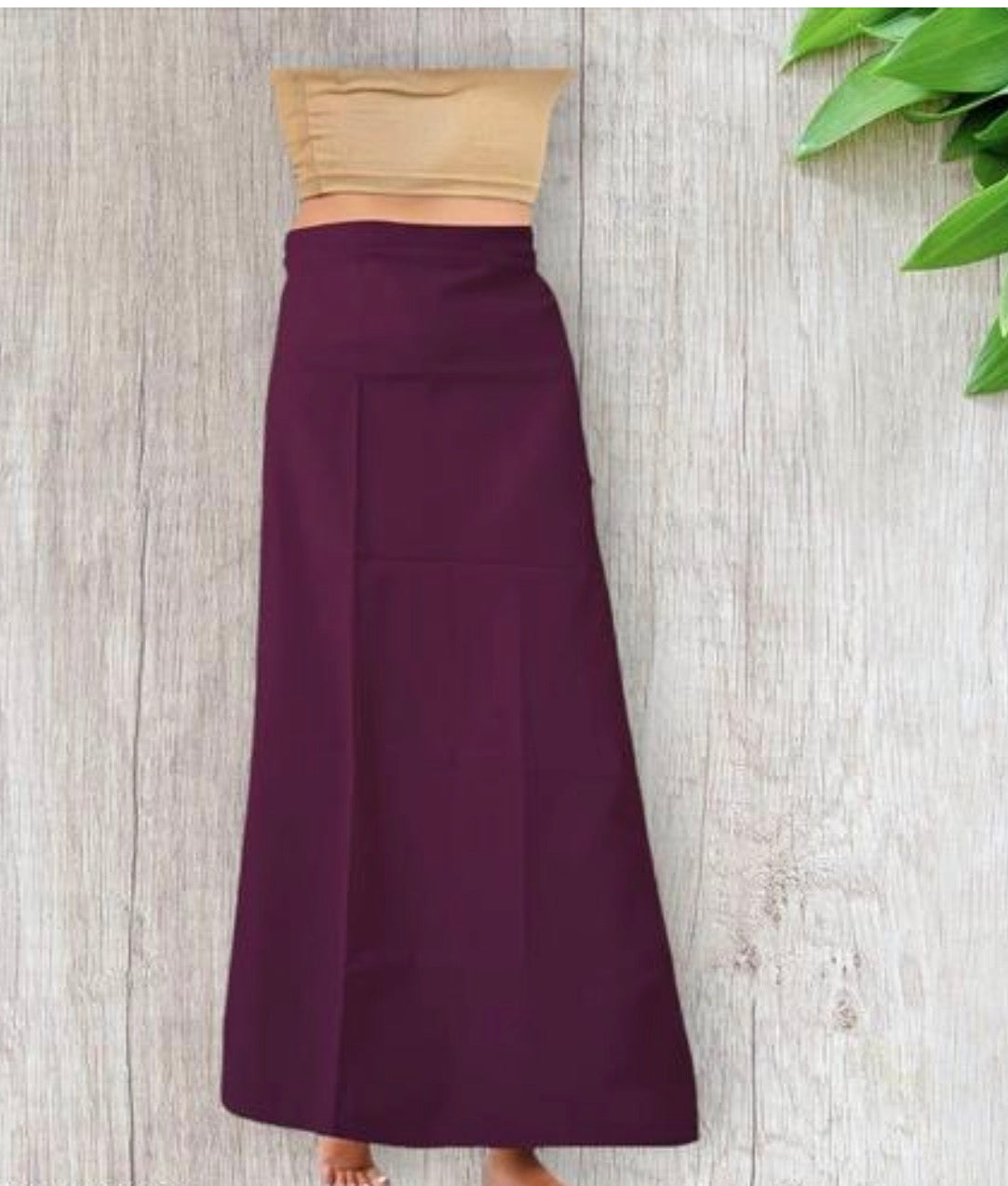 Plus size cotton petticoat