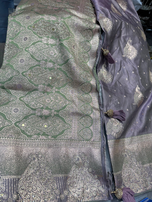 Beautiful designer pure silk saree