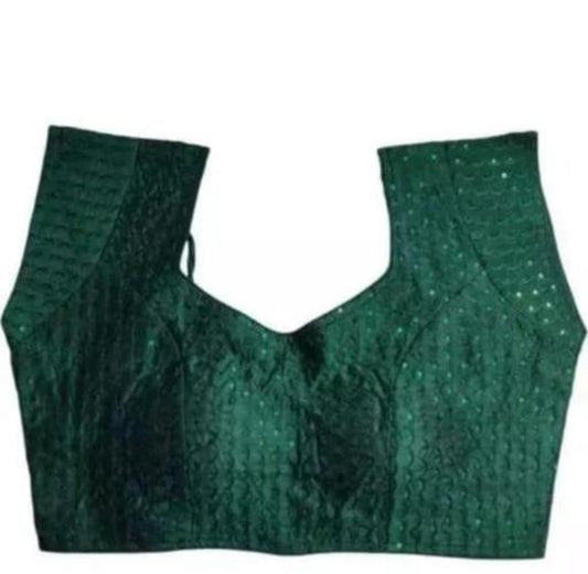 Beautiful designer embroidered ready made blouse